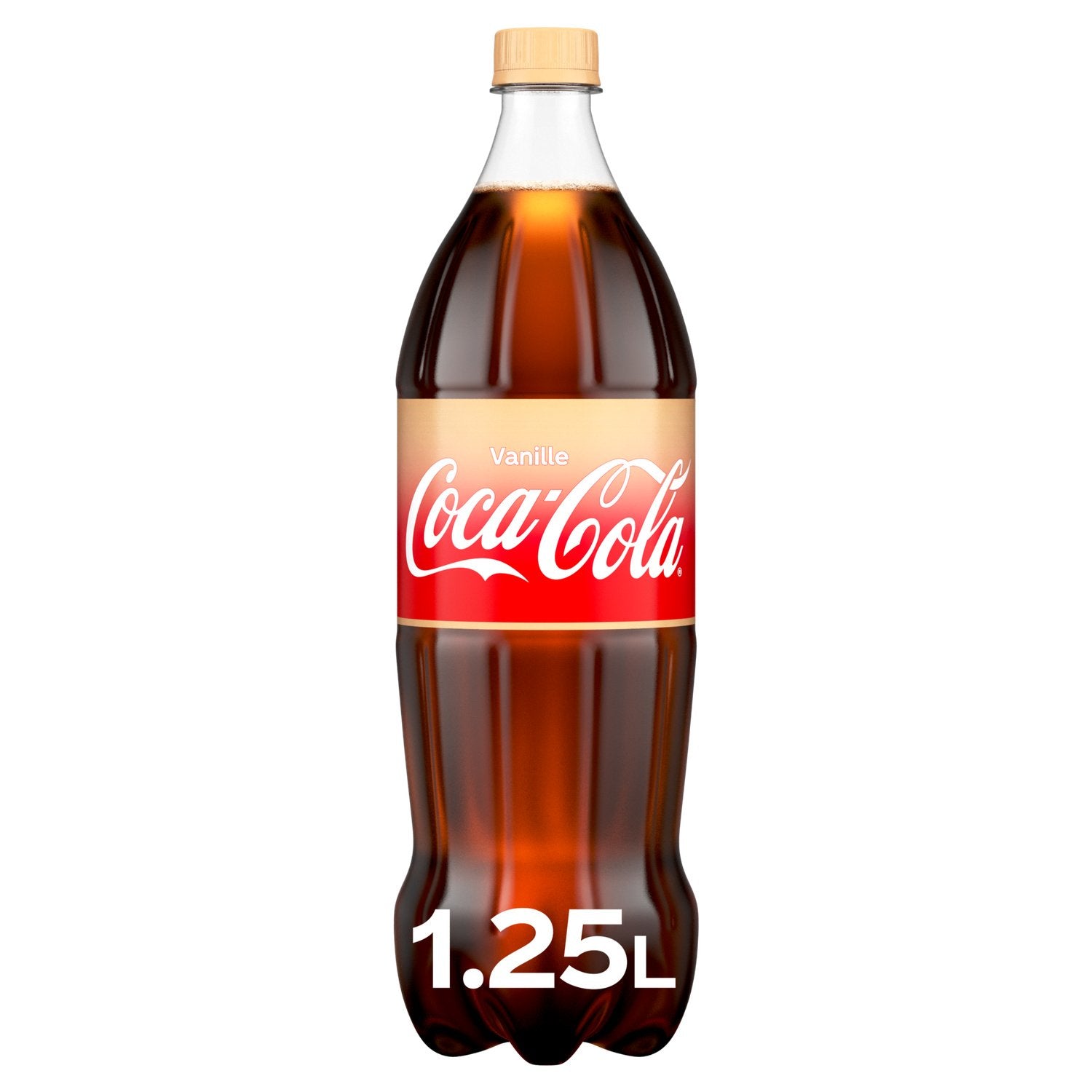 Soda au Cola Goût Vanille COCA-COLA 1.25L 3,00€
