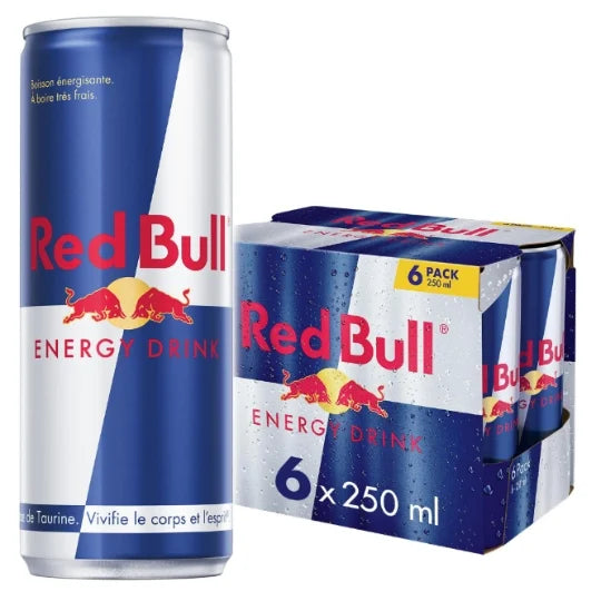 Boisson Énergisante RED BULL 6X25CL 7,65€