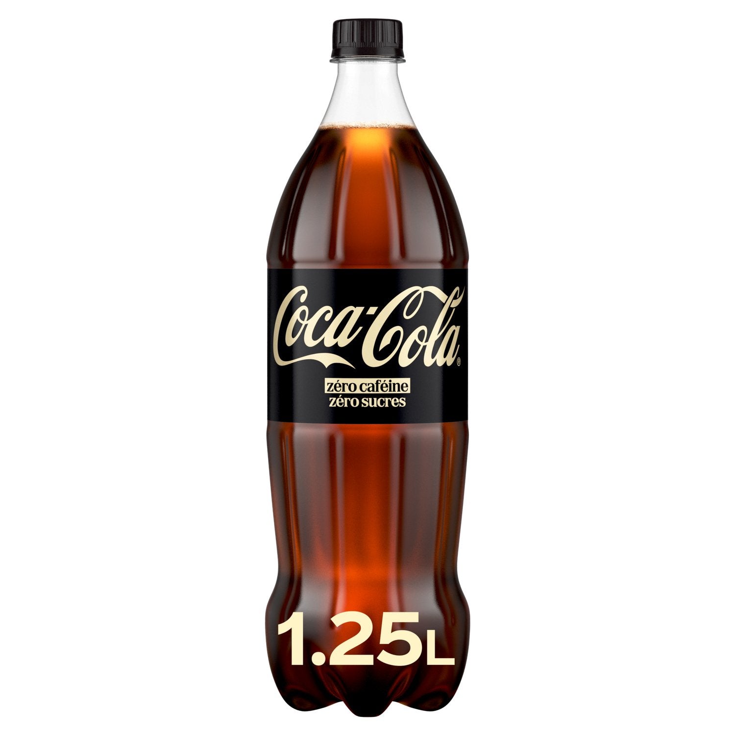 Soda au Cola Sans Caféine et Sans Sucres COCA-COLA 1.25L 2,59€