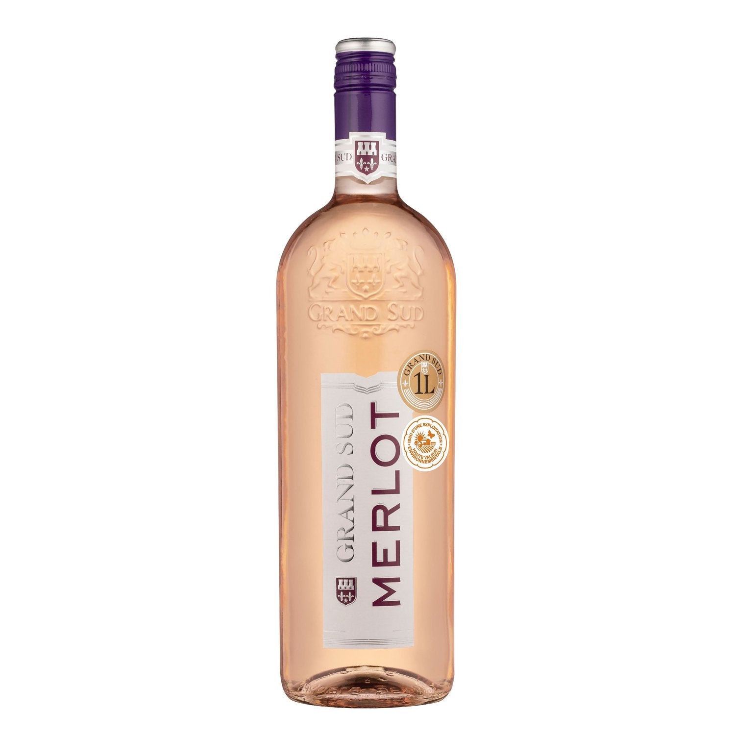 Vin Rosé I.G.P. Pays d'Oc Merlot GRAND SUD 1L 6,35€