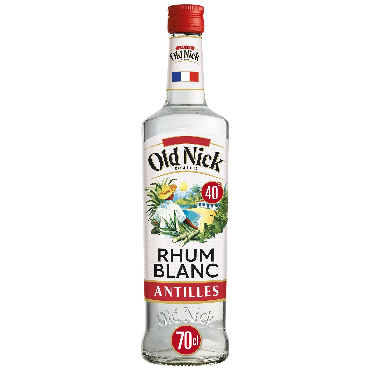 Rhum Blanc des Antilles OLD NICK 70CL 15,45€