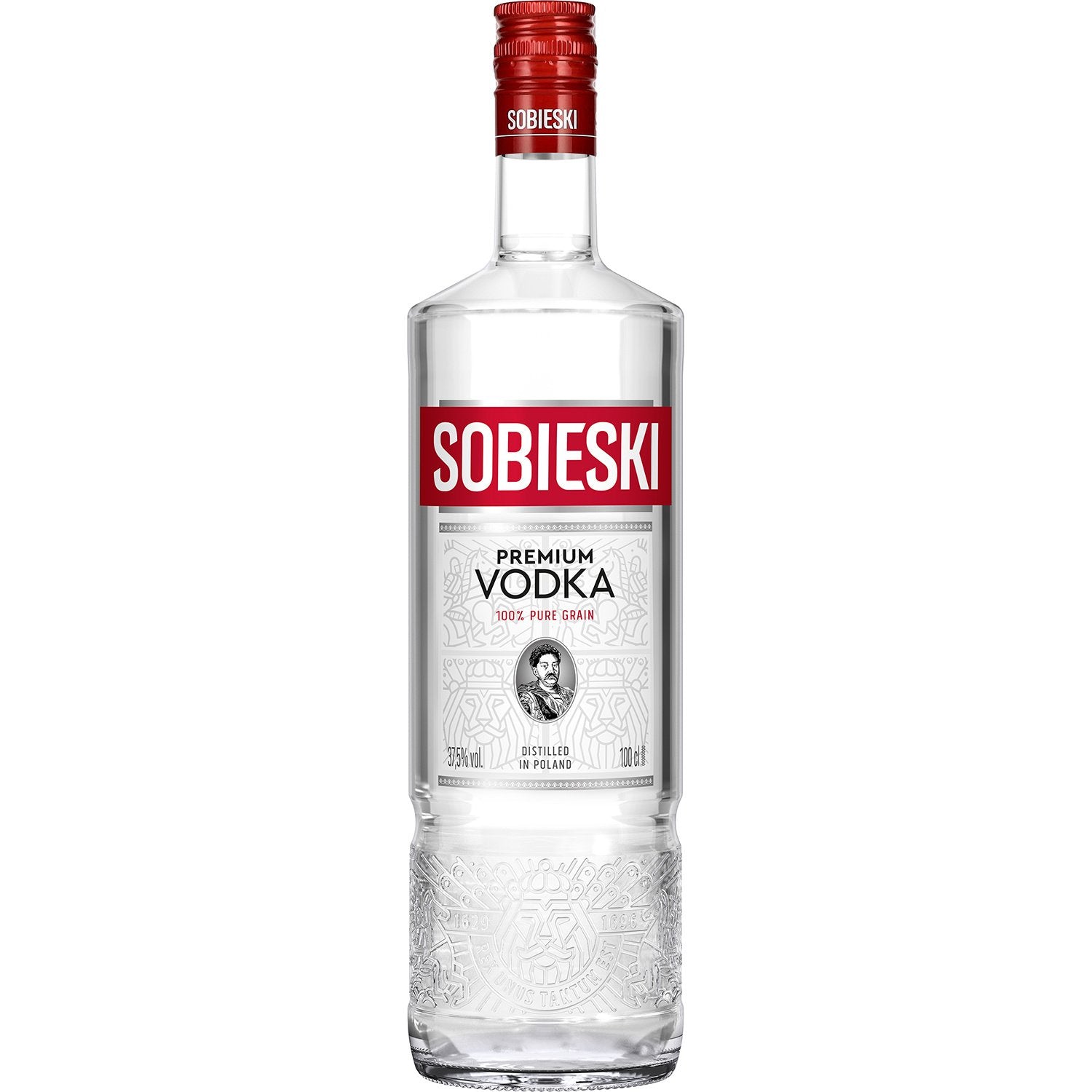 Vodka Premium 100% pur grain SOBIESKI 1L 22,05€